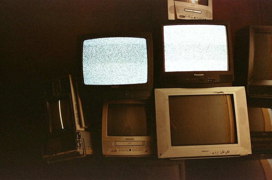 vintage television set