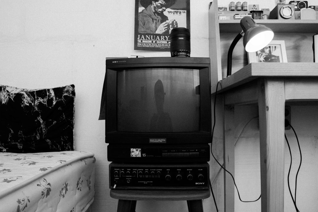 vintage television set