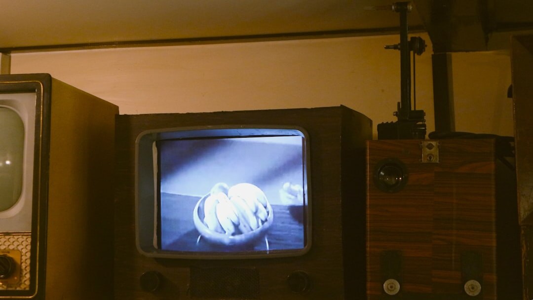 vintage television set