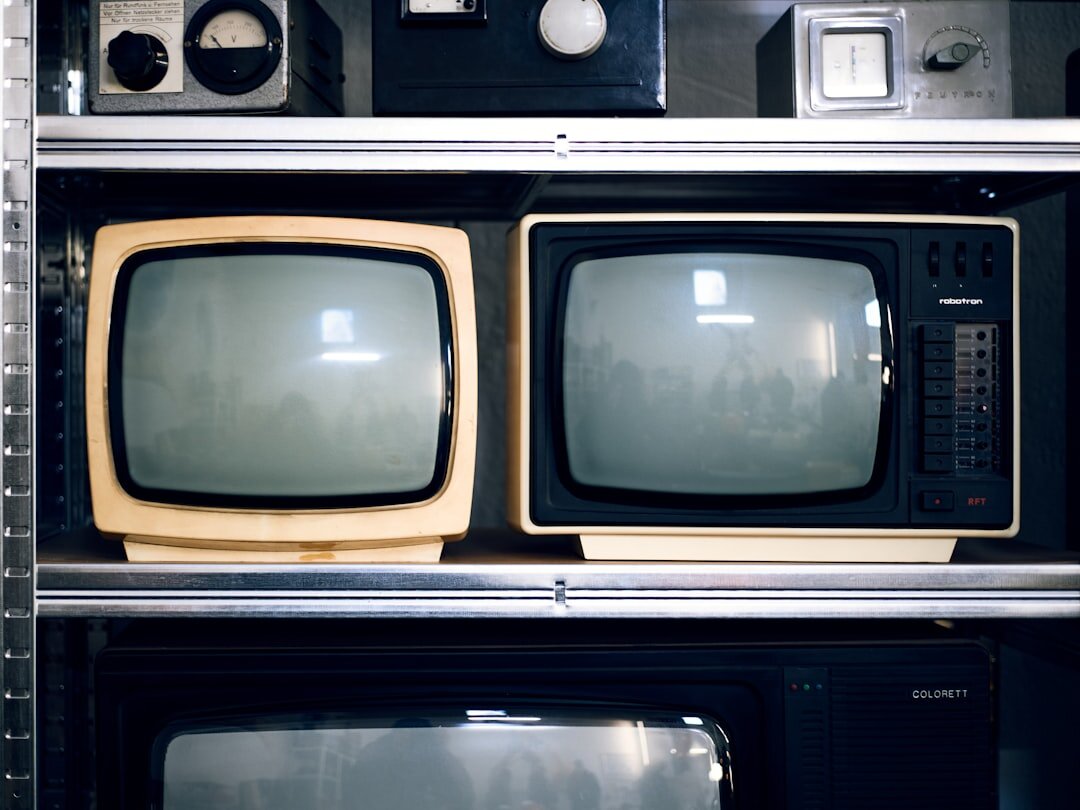 vintage television set
