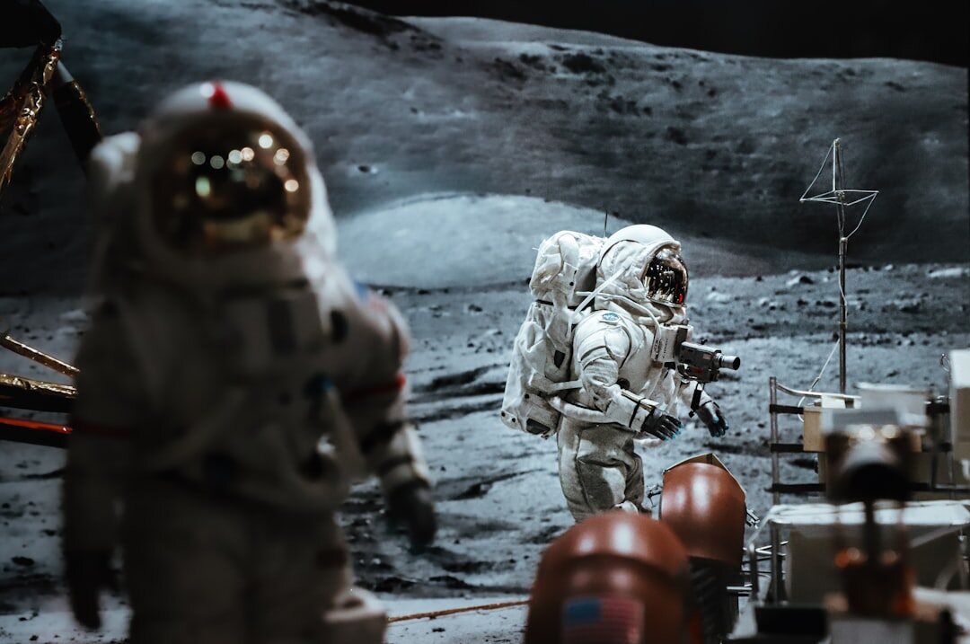 space exploration scene