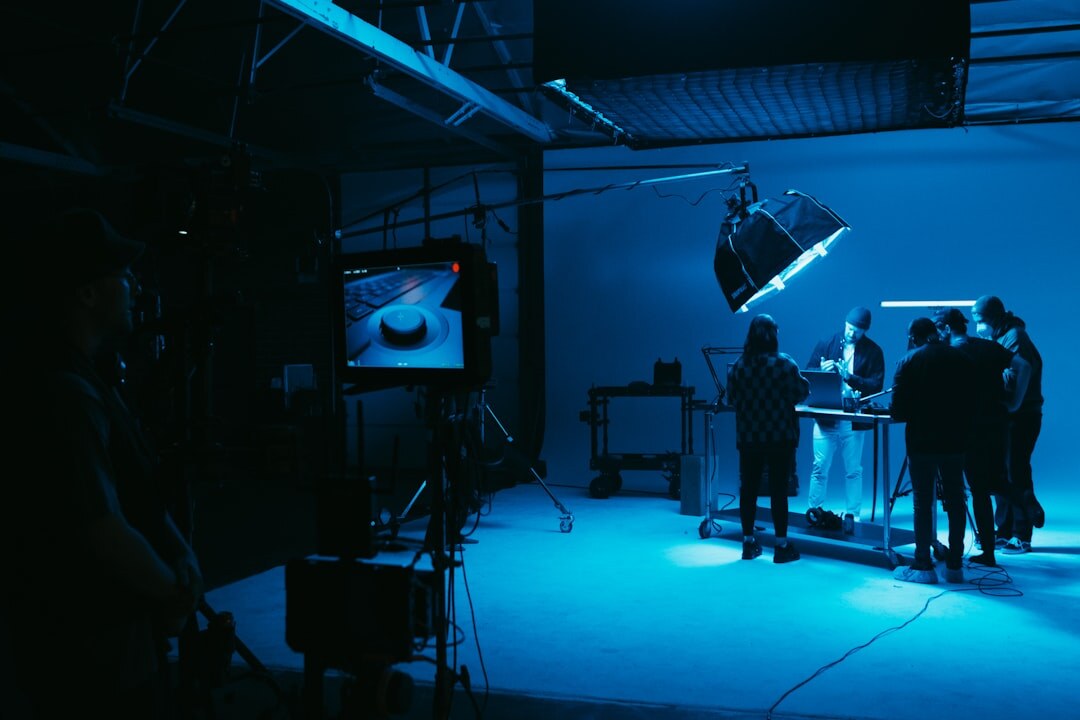 tv crew behind scenes