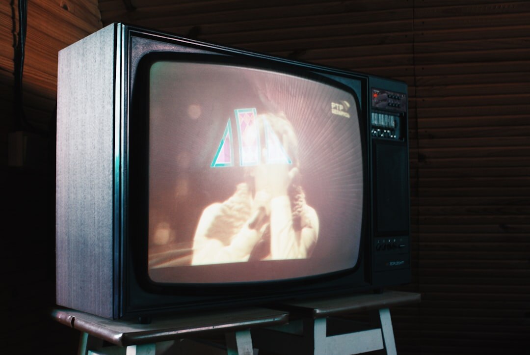 vintage tv news broadcast
